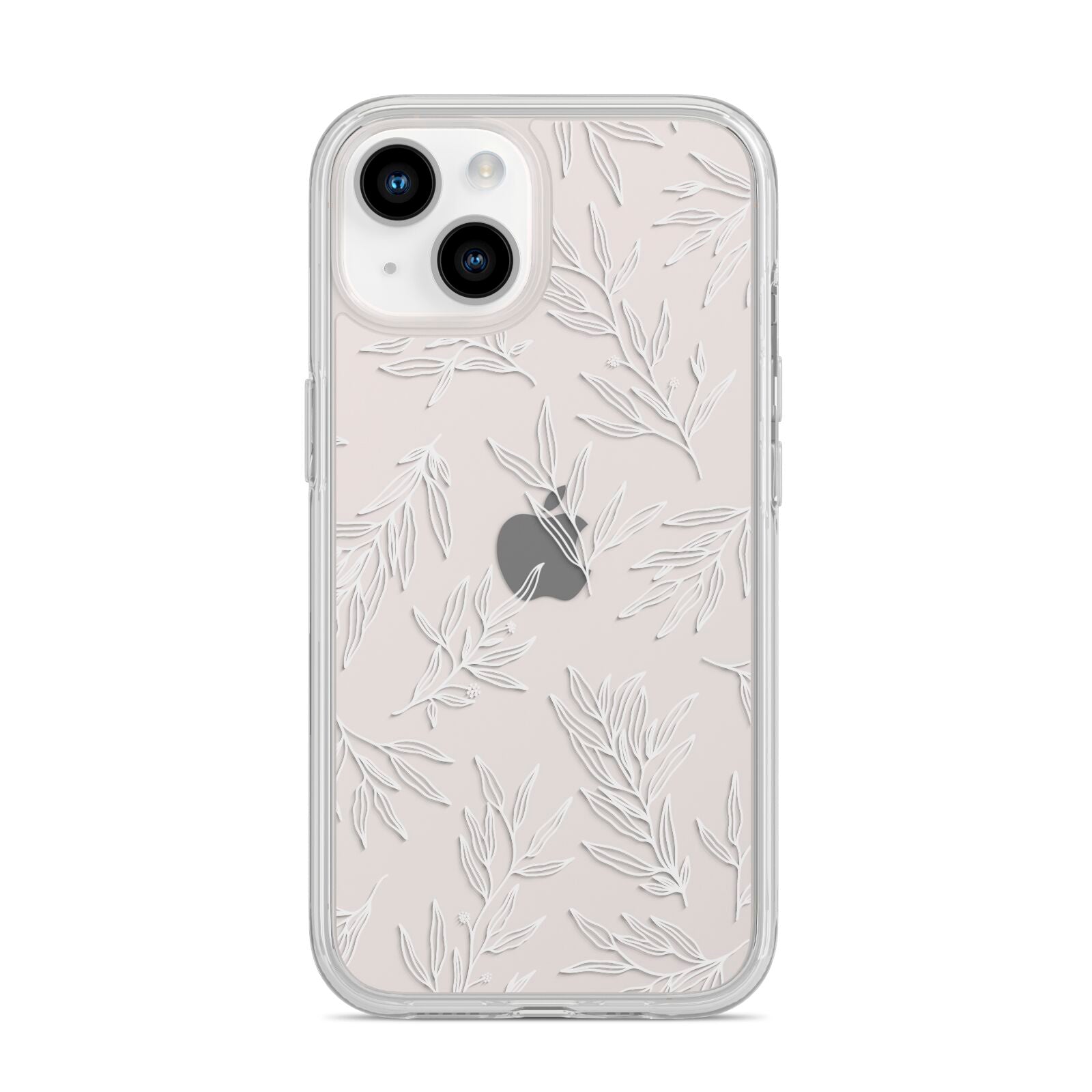 Botanical Leaf iPhone 14 Clear Tough Case Starlight