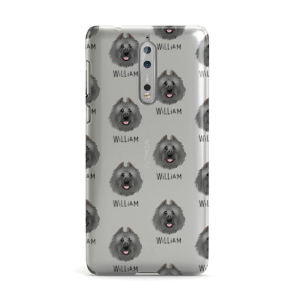 Bouvier Des Flandres Icon with Name Nokia Case