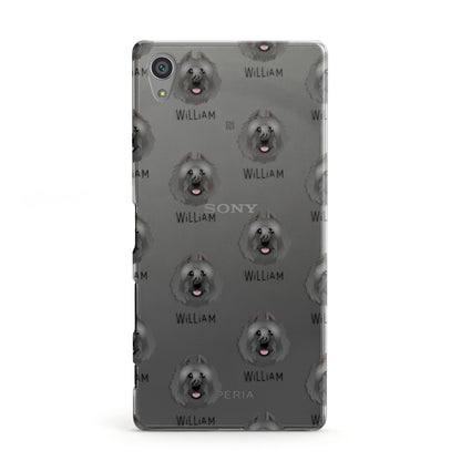 Bouvier Des Flandres Icon with Name Sony Xperia Case