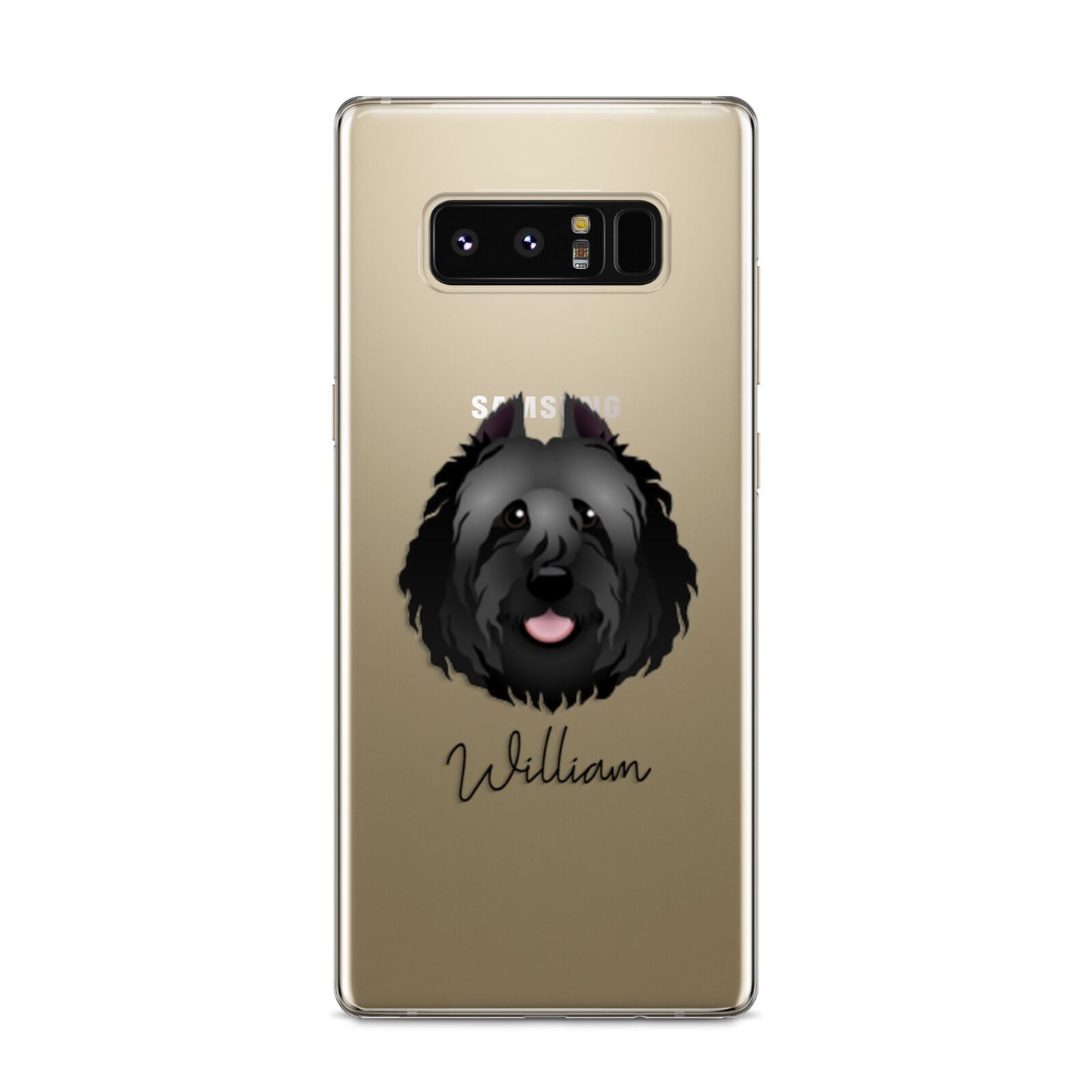 Bouvier Des Flandres Personalised Samsung Galaxy S8 Case