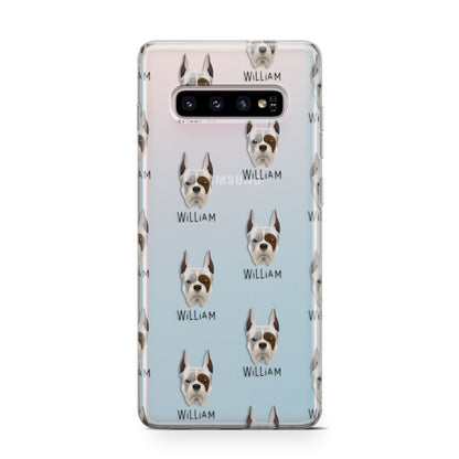 Boxer Icon with Name Samsung Galaxy S10 Case