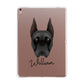 Boxer Personalised Apple iPad Rose Gold Case