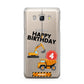 Boys Birthday Diggers Personalised Samsung Galaxy J5 2016 Case