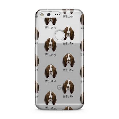 Bracco Italiano Icon with Name Google Pixel Case