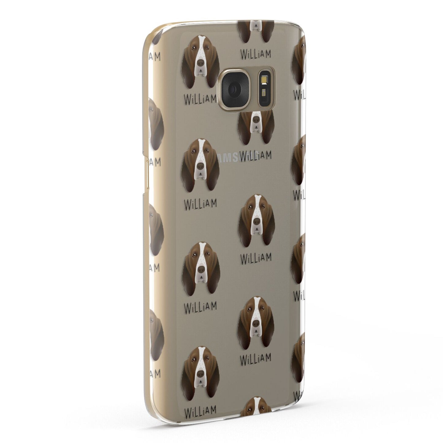 Bracco Italiano Icon with Name Samsung Galaxy Case Fourty Five Degrees