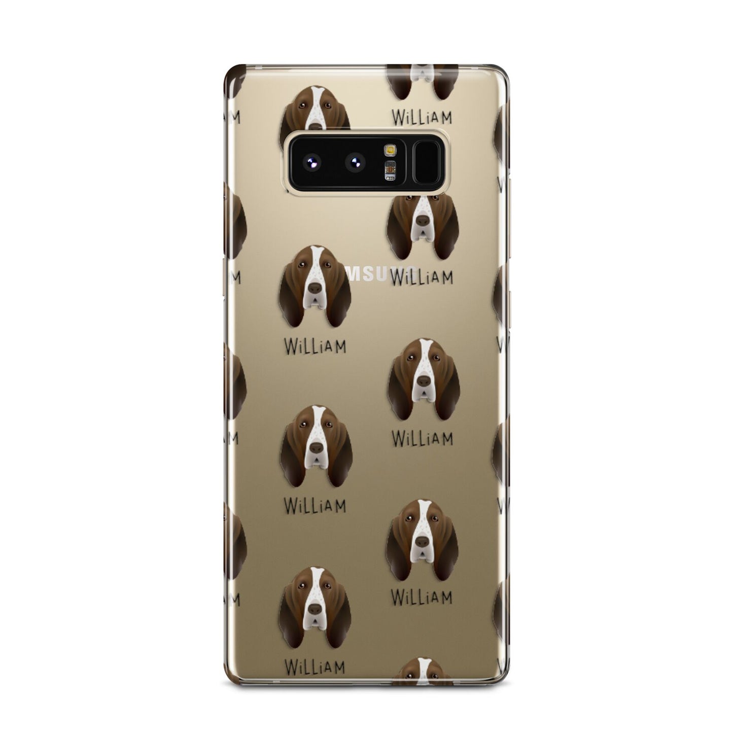 Bracco Italiano Icon with Name Samsung Galaxy Note 8 Case