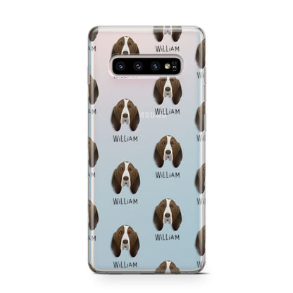 Bracco Italiano Icon with Name Samsung Galaxy S10 Case