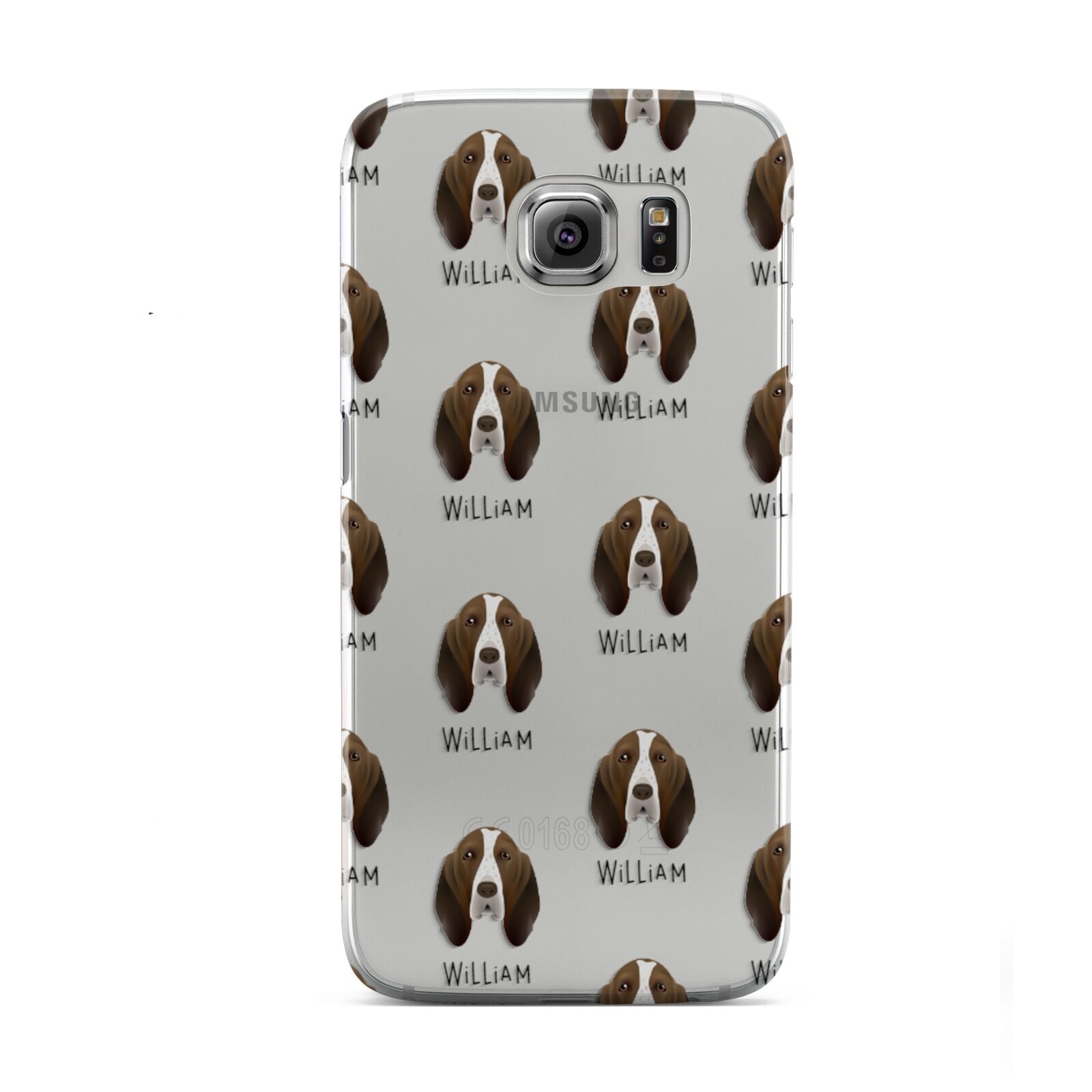 Bracco Italiano Icon with Name Samsung Galaxy S6 Case