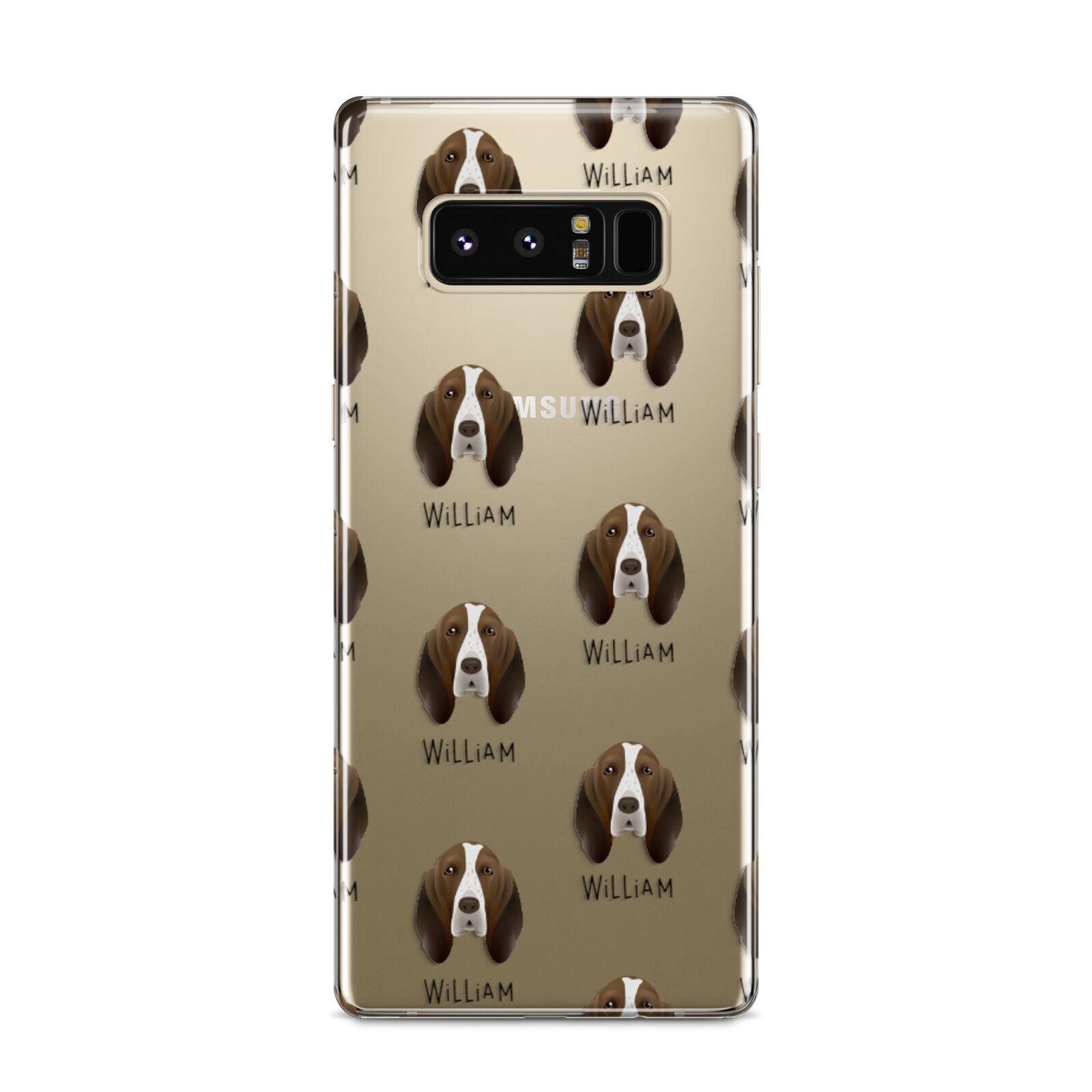 Bracco Italiano Icon with Name Samsung Galaxy S8 Case