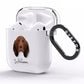 Bracco Italiano Personalised AirPods Clear Case Side Image
