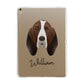 Bracco Italiano Personalised Apple iPad Gold Case