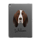 Bracco Italiano Personalised Apple iPad Grey Case