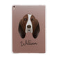 Bracco Italiano Personalised Apple iPad Rose Gold Case