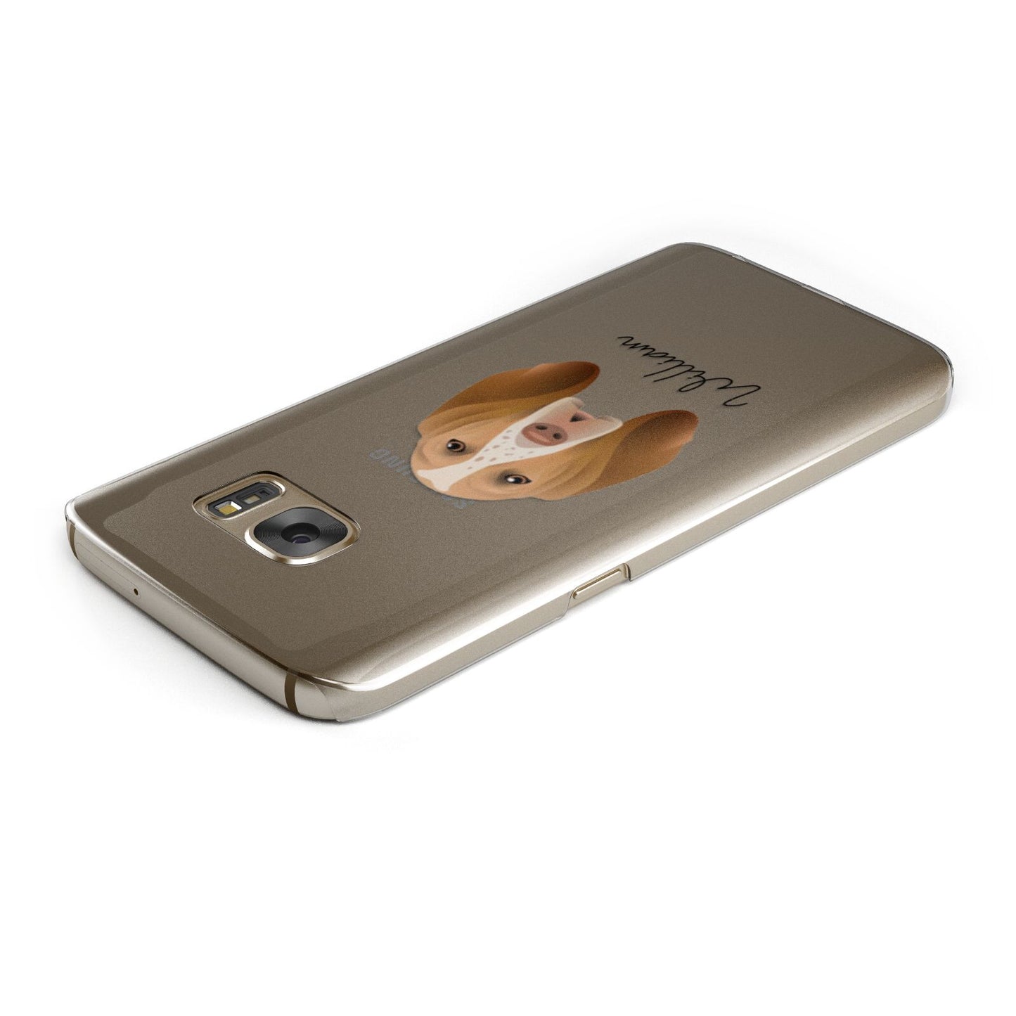 Bracco Italiano Personalised Samsung Galaxy Case Top Cutout