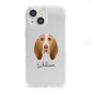 Bracco Italiano Personalised iPhone 13 Mini Clear Bumper Case