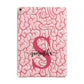 Brain Background with Monogram and Text Apple iPad Rose Gold Case