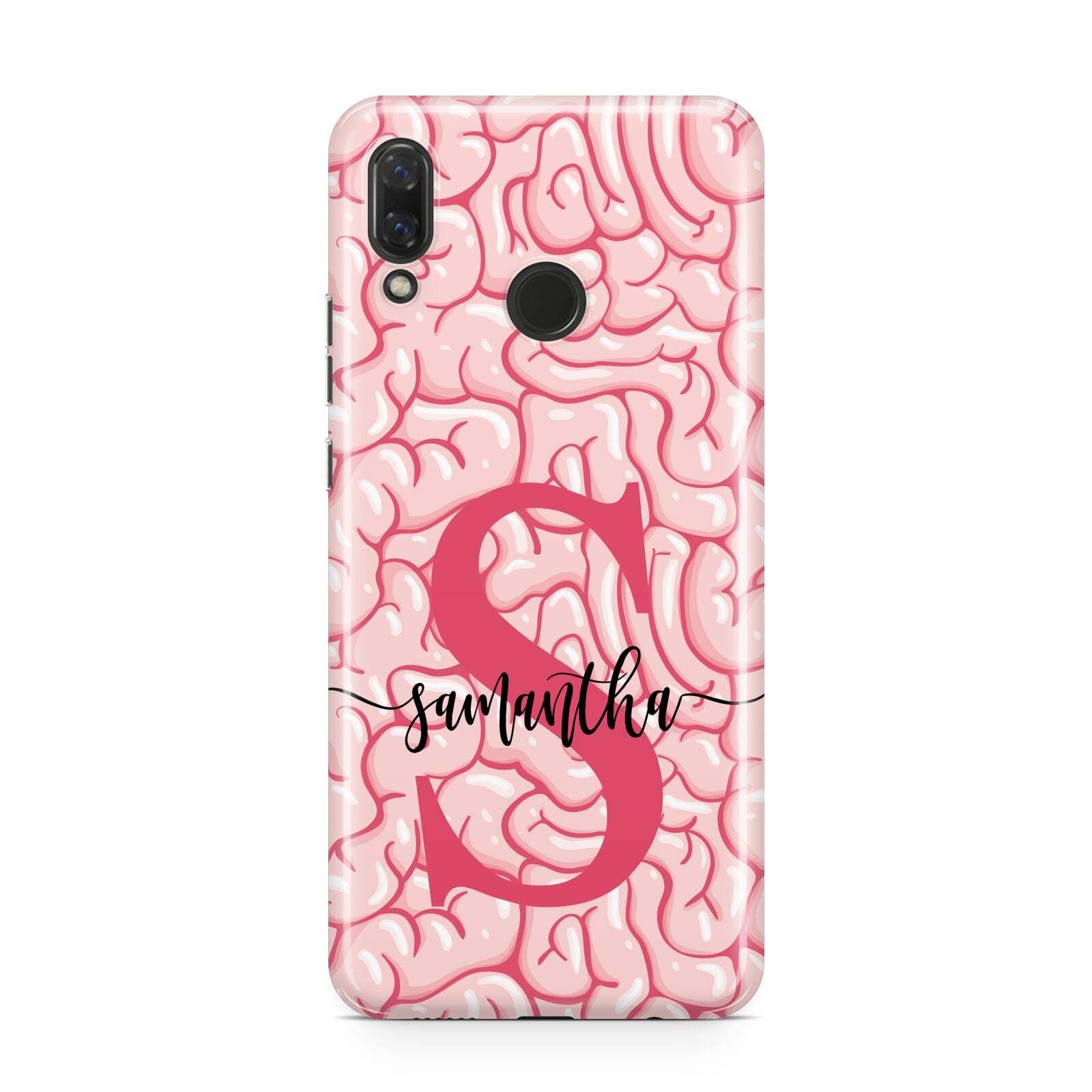 Brain Background with Monogram and Text Huawei Nova 3 Phone Case