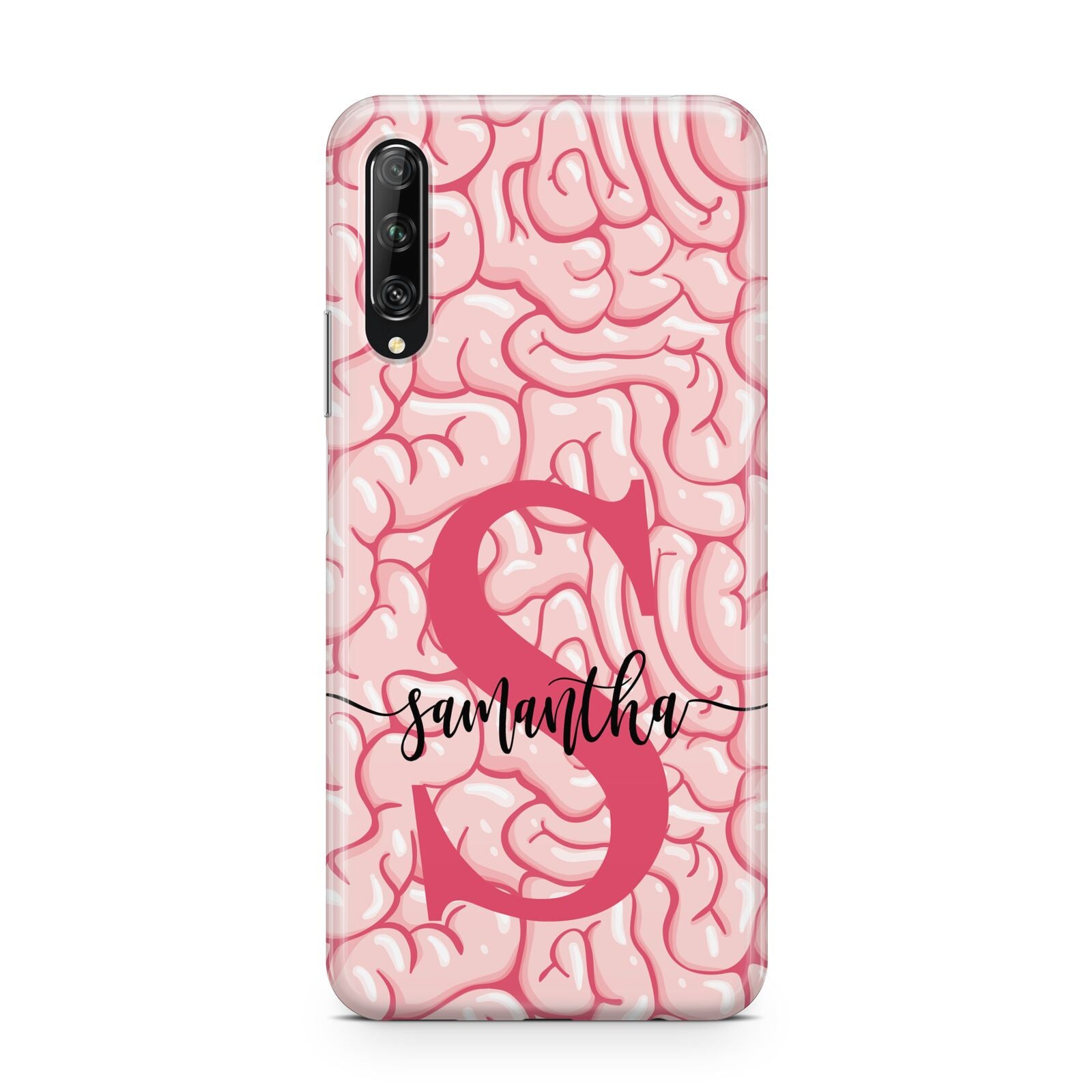 Brain Background with Monogram and Text Huawei P Smart Pro 2019