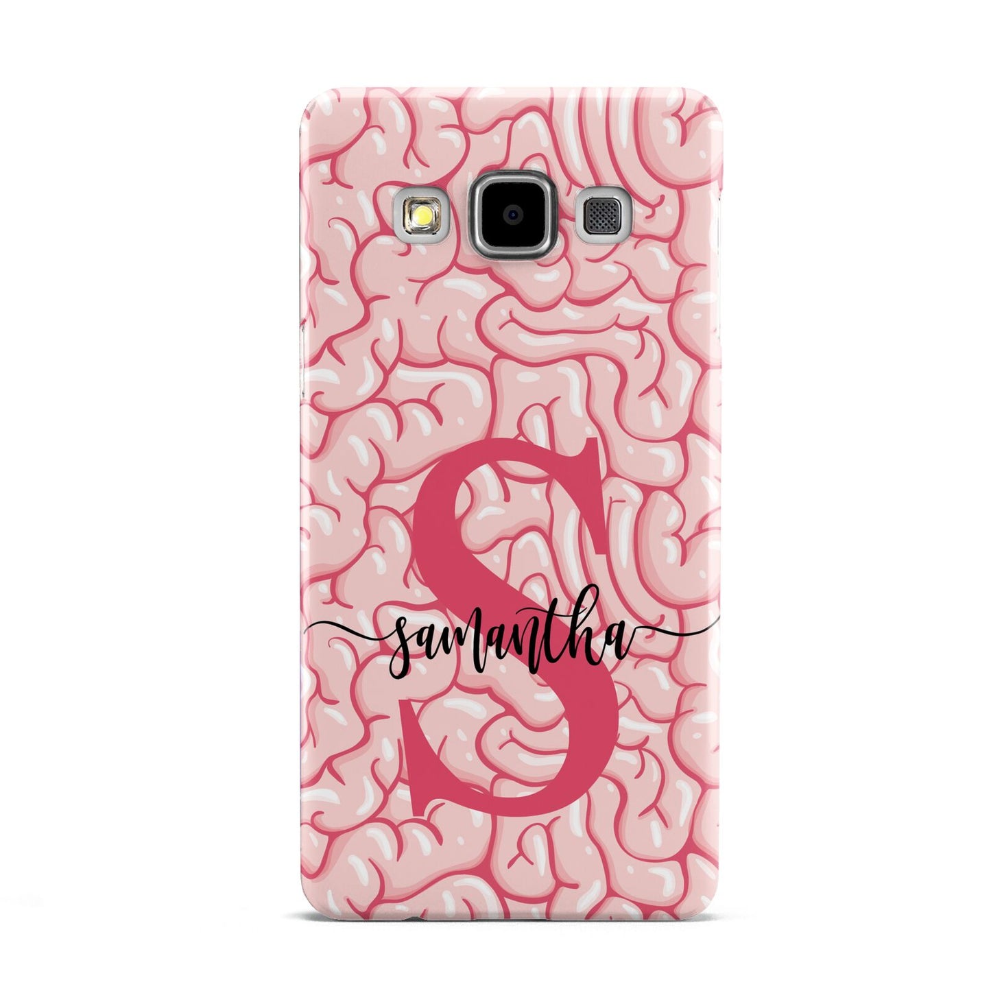 Brain Background with Monogram and Text Samsung Galaxy A5 Case