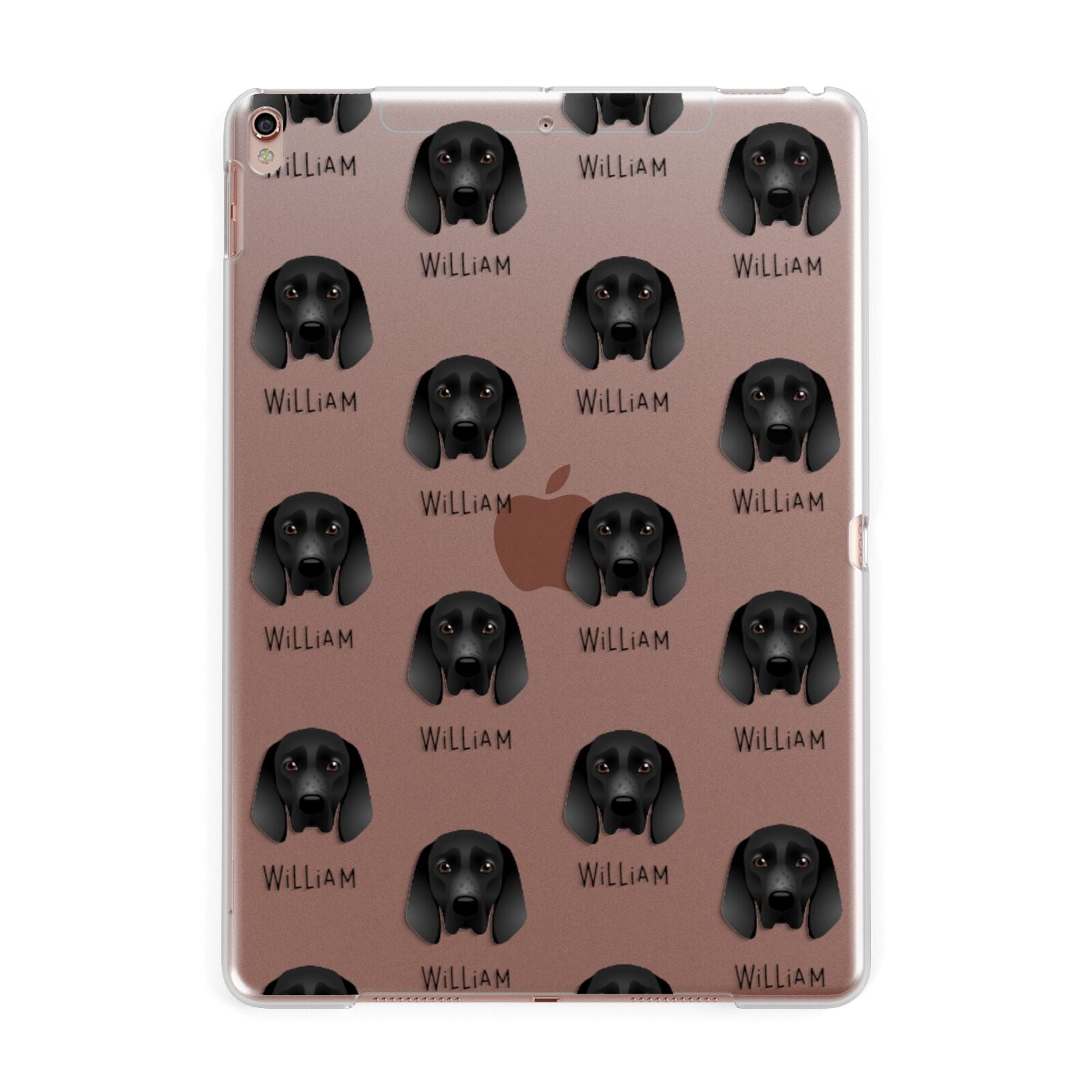 Braque D Auvergne Icon with Name Apple iPad Rose Gold Case