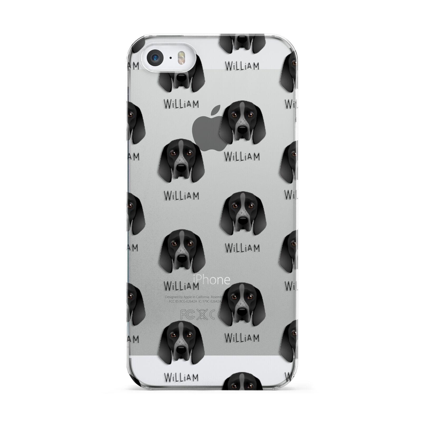 Braque D Auvergne Icon with Name Apple iPhone 5 Case