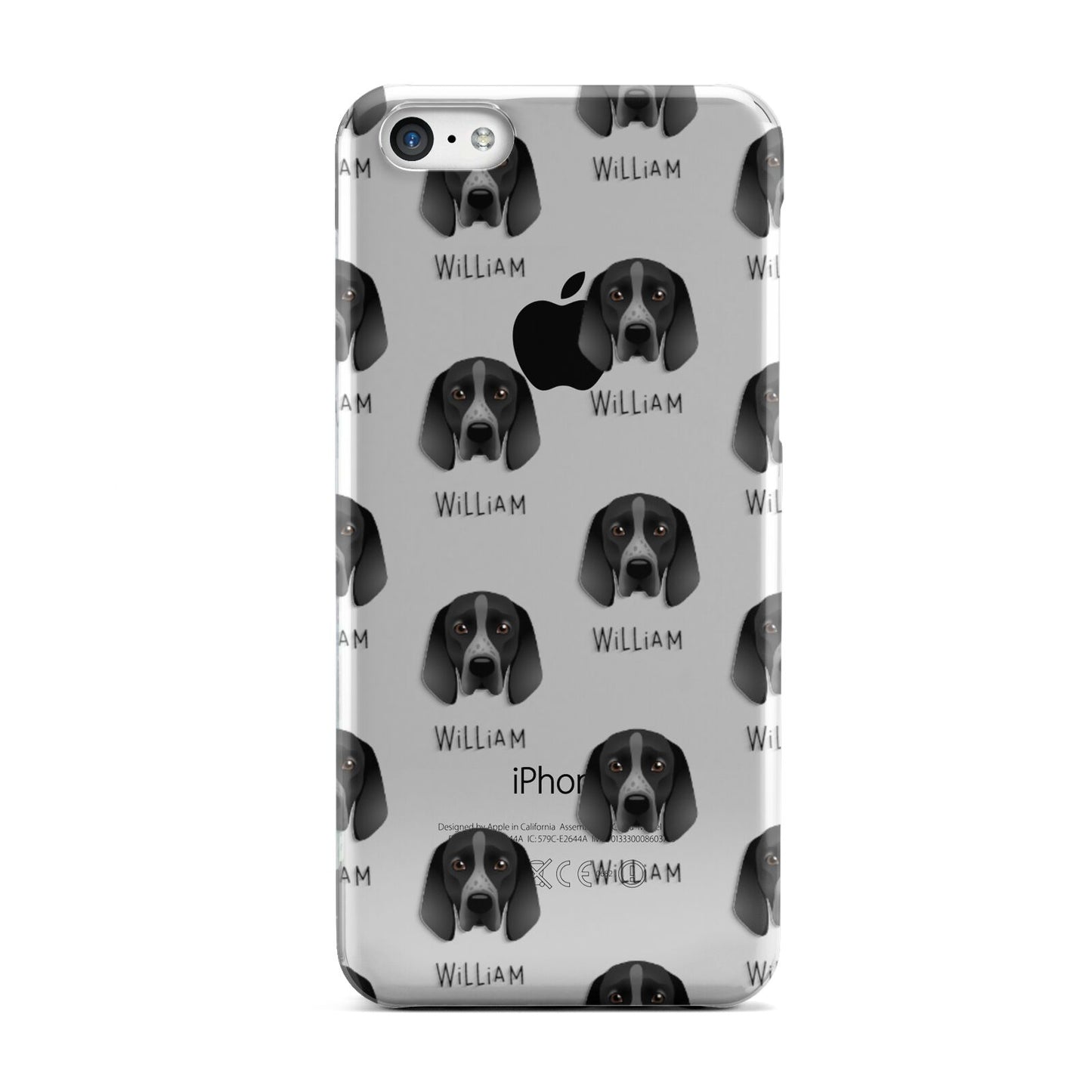 Braque D Auvergne Icon with Name Apple iPhone 5c Case