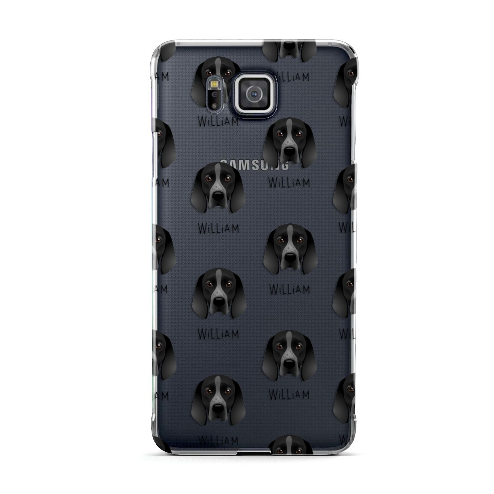 Braque D Auvergne Icon with Name Samsung Galaxy Alpha Case