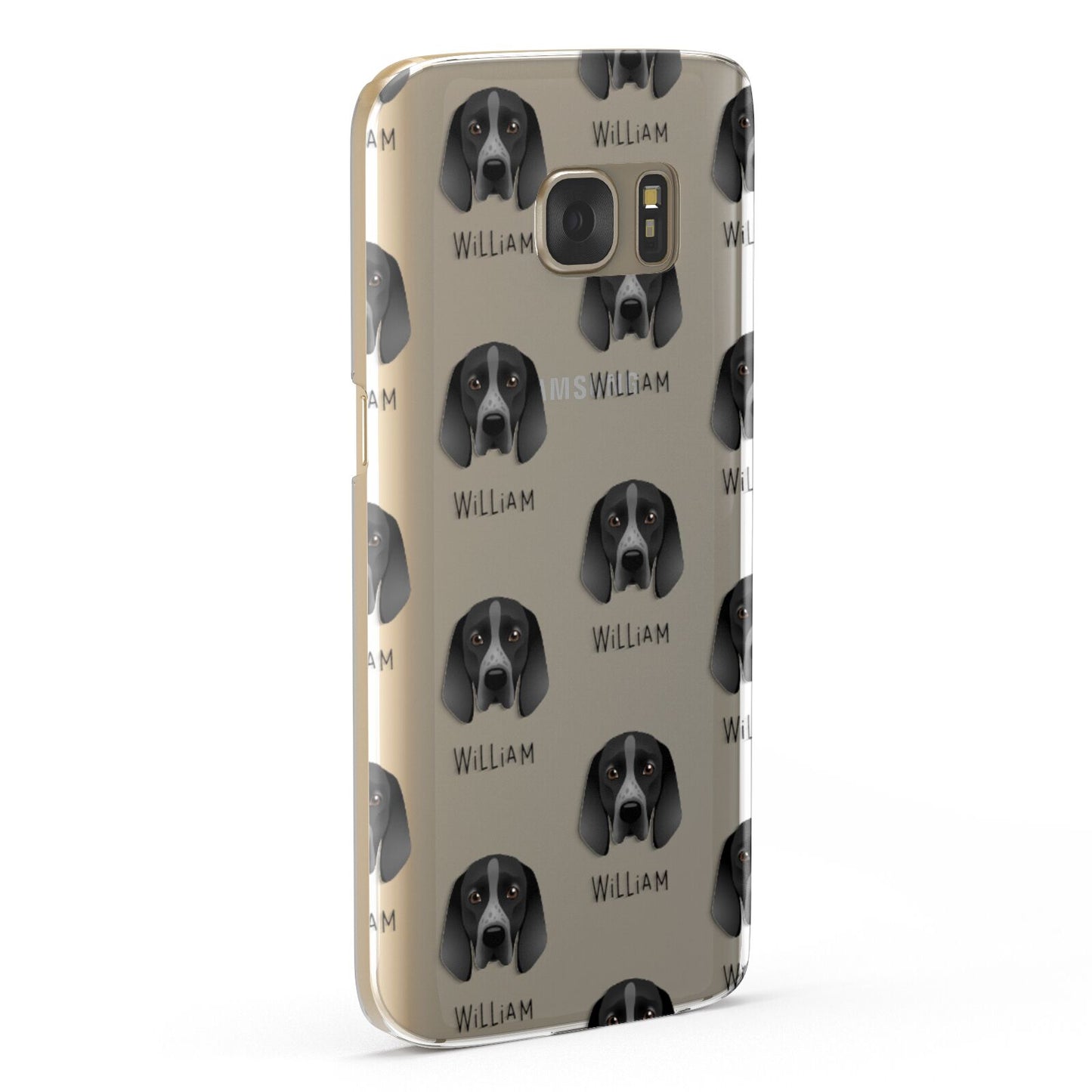 Braque D Auvergne Icon with Name Samsung Galaxy Case Fourty Five Degrees