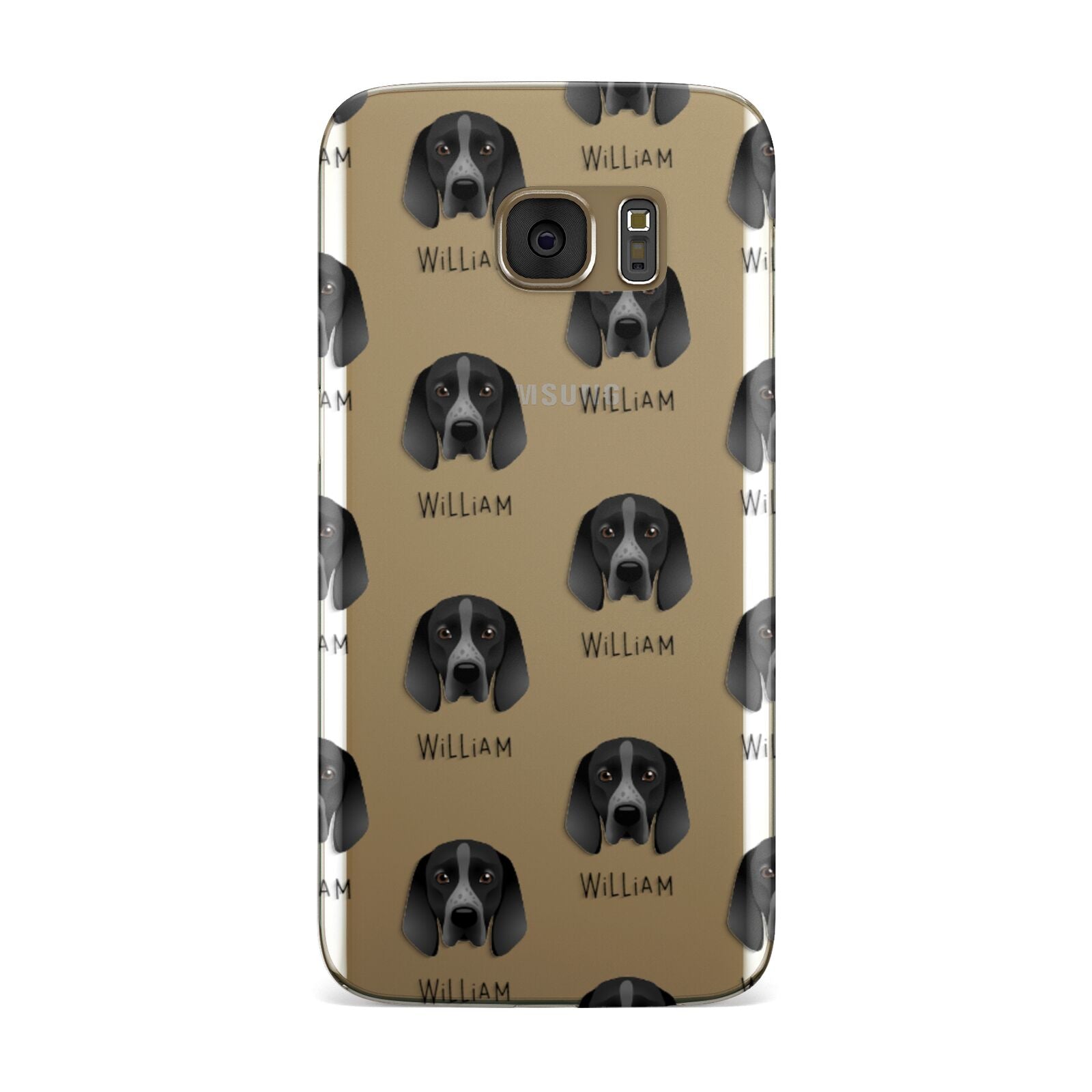 Braque D Auvergne Icon with Name Samsung Galaxy Case