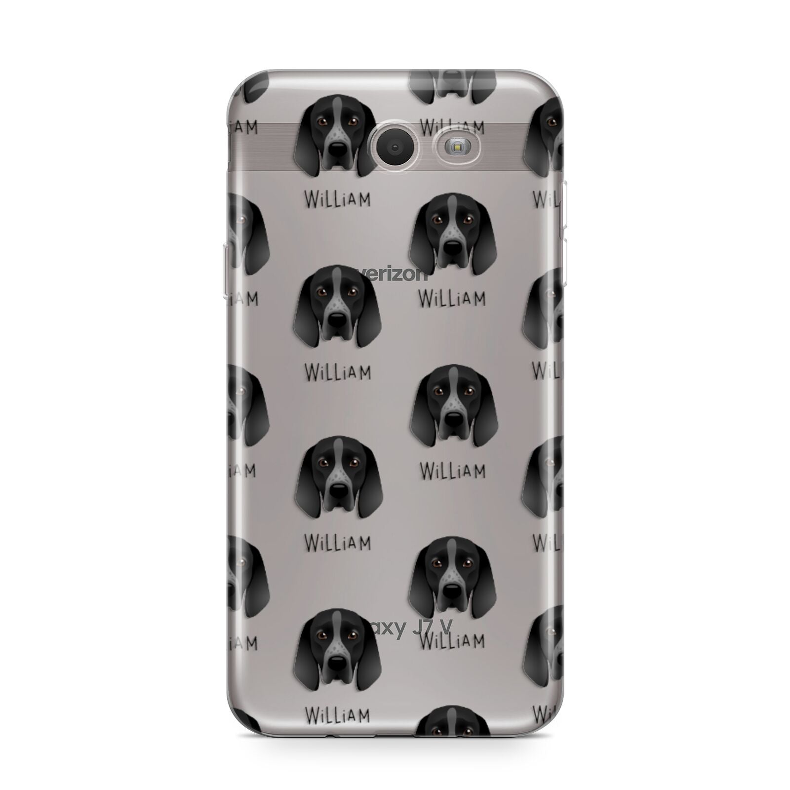 Braque D Auvergne Icon with Name Samsung Galaxy J7 2017 Case