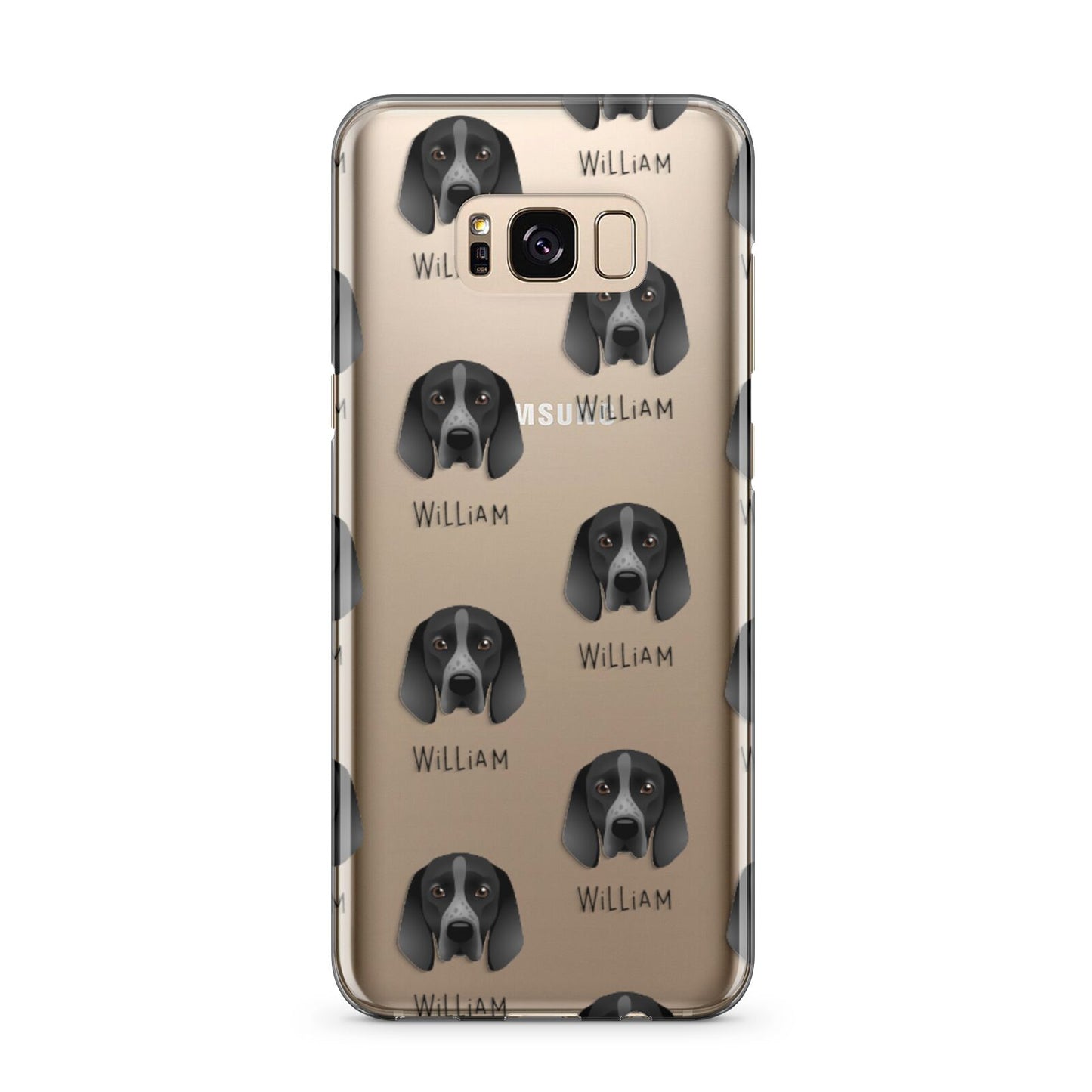 Braque D Auvergne Icon with Name Samsung Galaxy S8 Plus Case