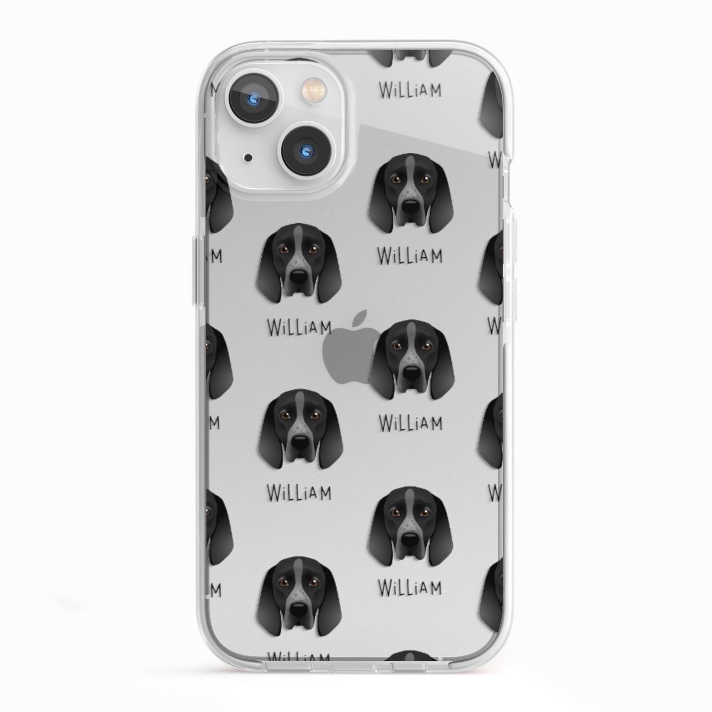 Braque D Auvergne Icon with Name iPhone 13 TPU Impact Case with White Edges