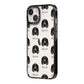 Braque D Auvergne Icon with Name iPhone 14 Black Impact Case Side Angle on Silver phone