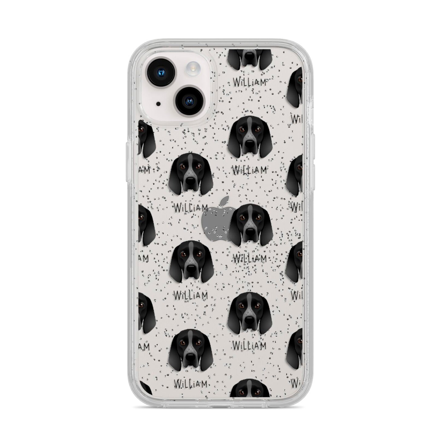 Braque D Auvergne Icon with Name iPhone 14 Plus Glitter Tough Case Starlight