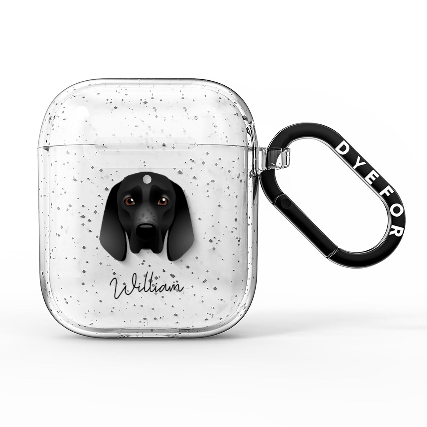 Braque D Auvergne Personalised AirPods Glitter Case