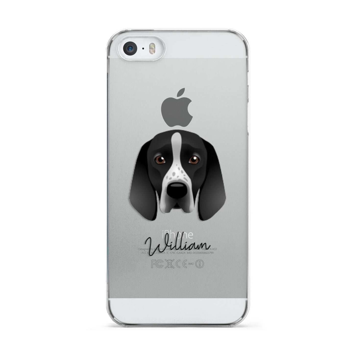 Braque D Auvergne Personalised Apple iPhone 5 Case