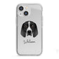 Braque D Auvergne Personalised iPhone 13 Mini TPU Impact Case with White Edges
