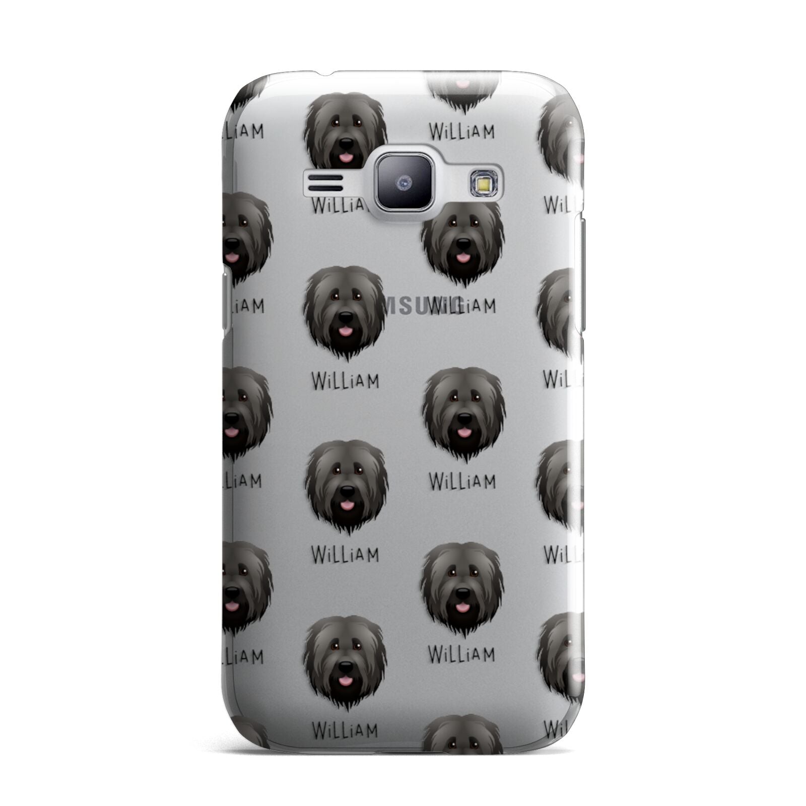 Briard Icon with Name Samsung Galaxy J1 2015 Case