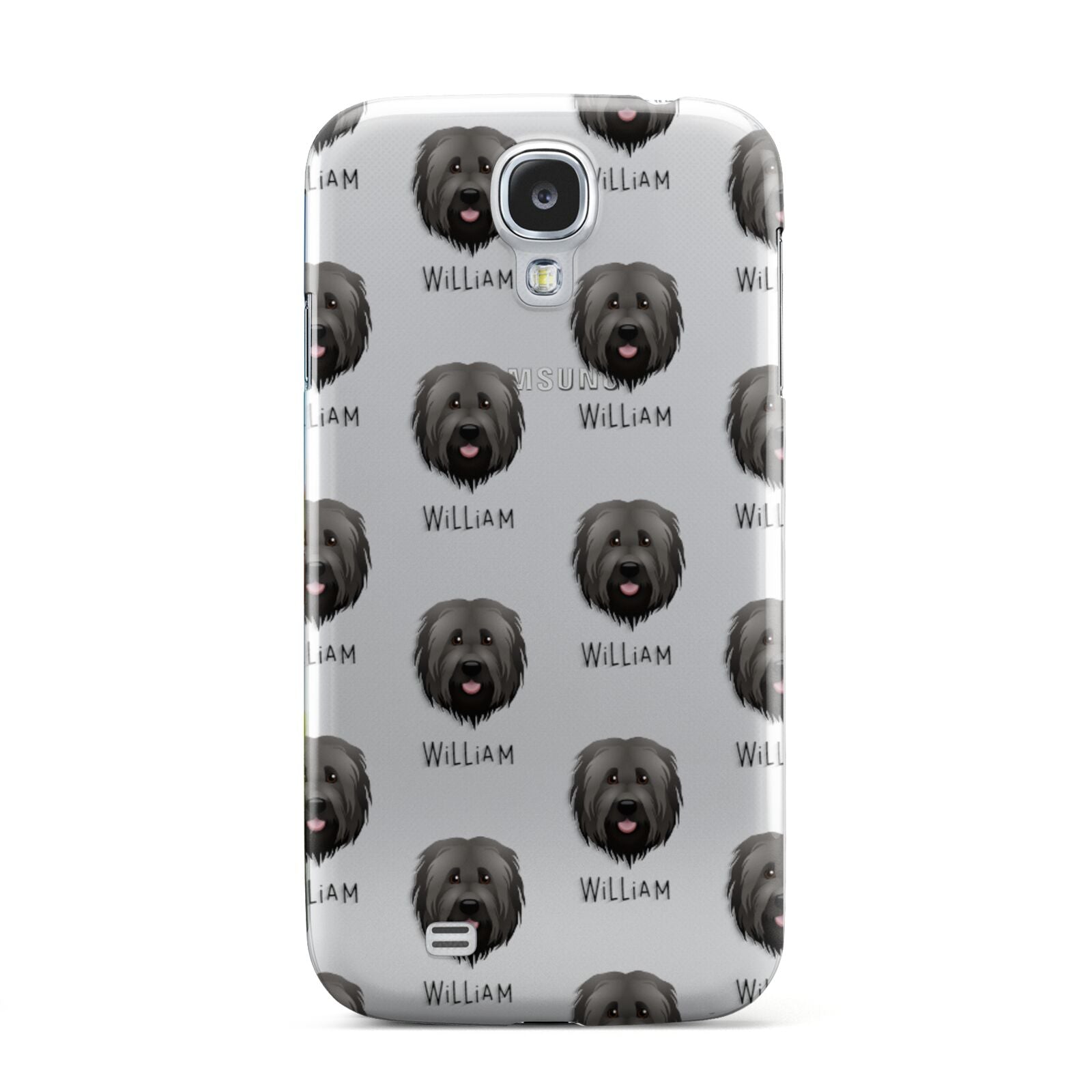 Briard Icon with Name Samsung Galaxy S4 Case