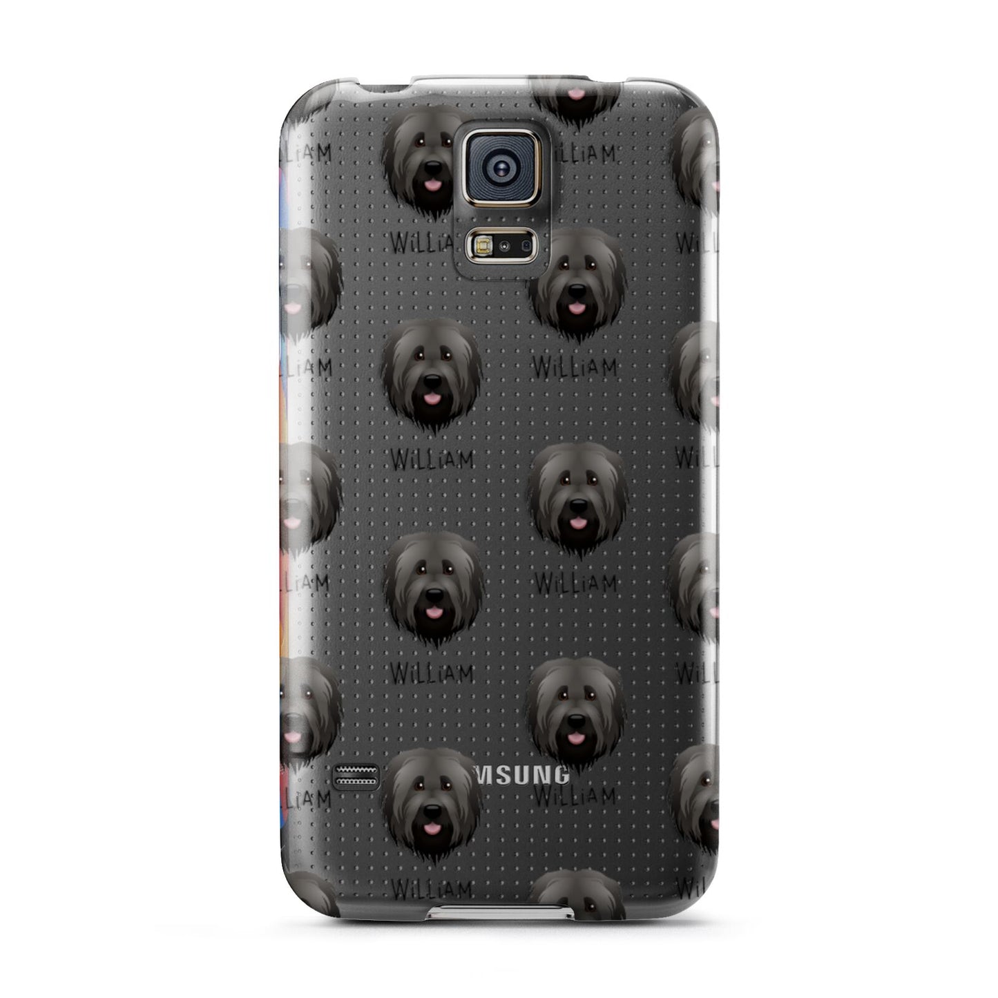 Briard Icon with Name Samsung Galaxy S5 Case