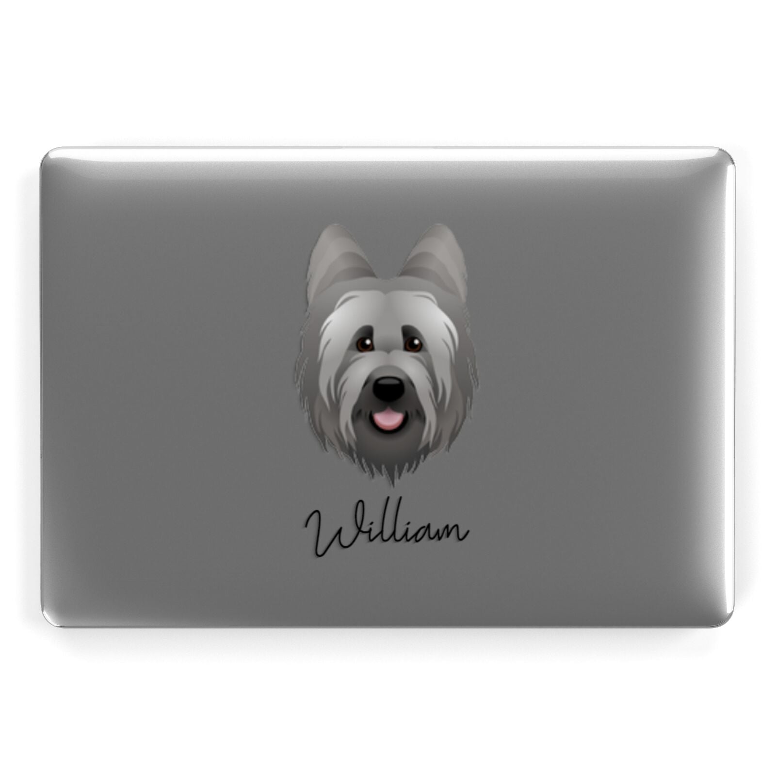 Briard Personalised Apple MacBook Case