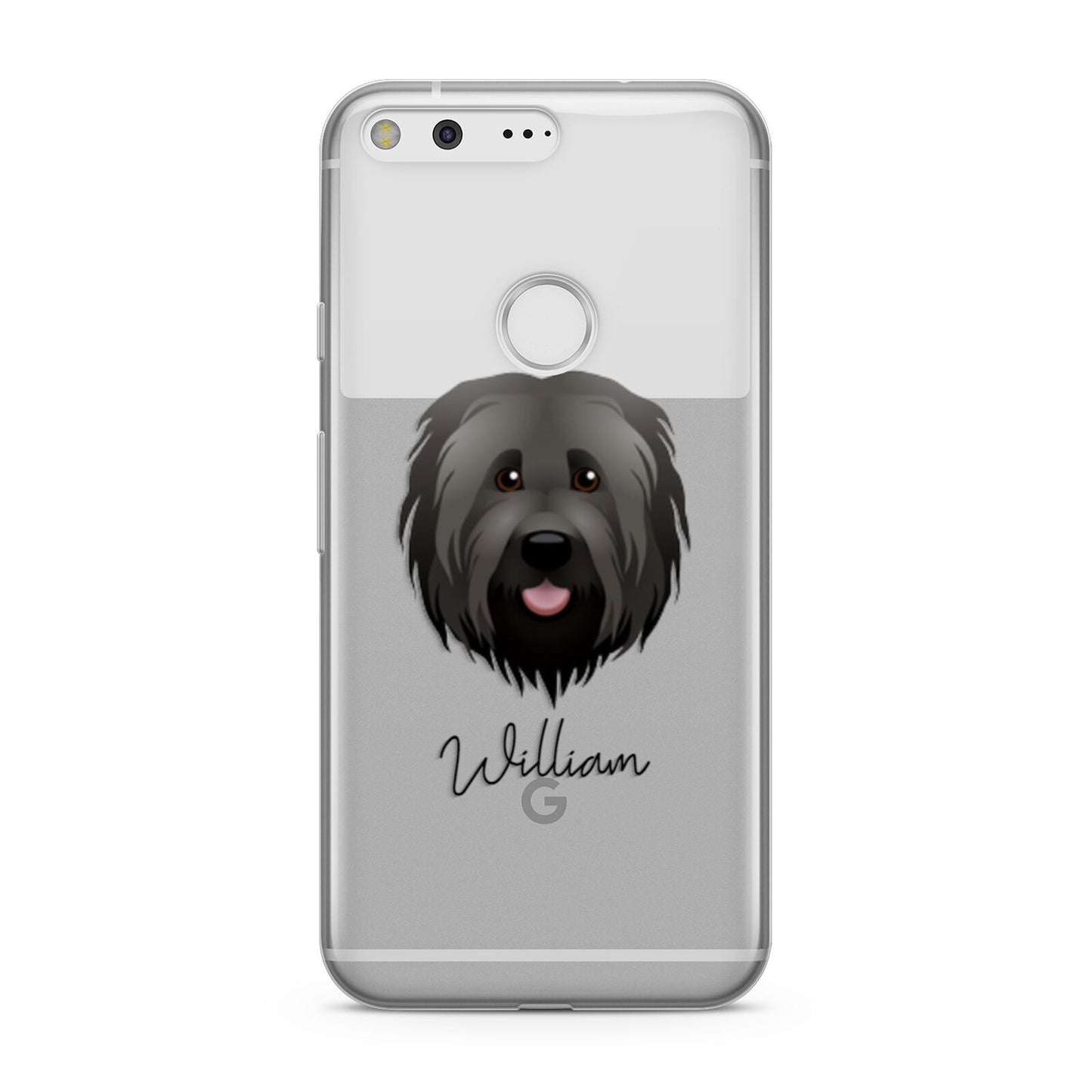 Briard Personalised Google Pixel Case