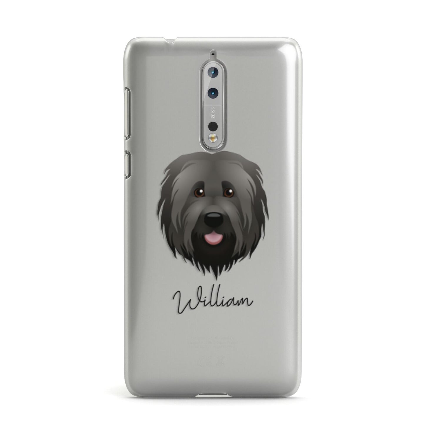 Briard Personalised Nokia Case