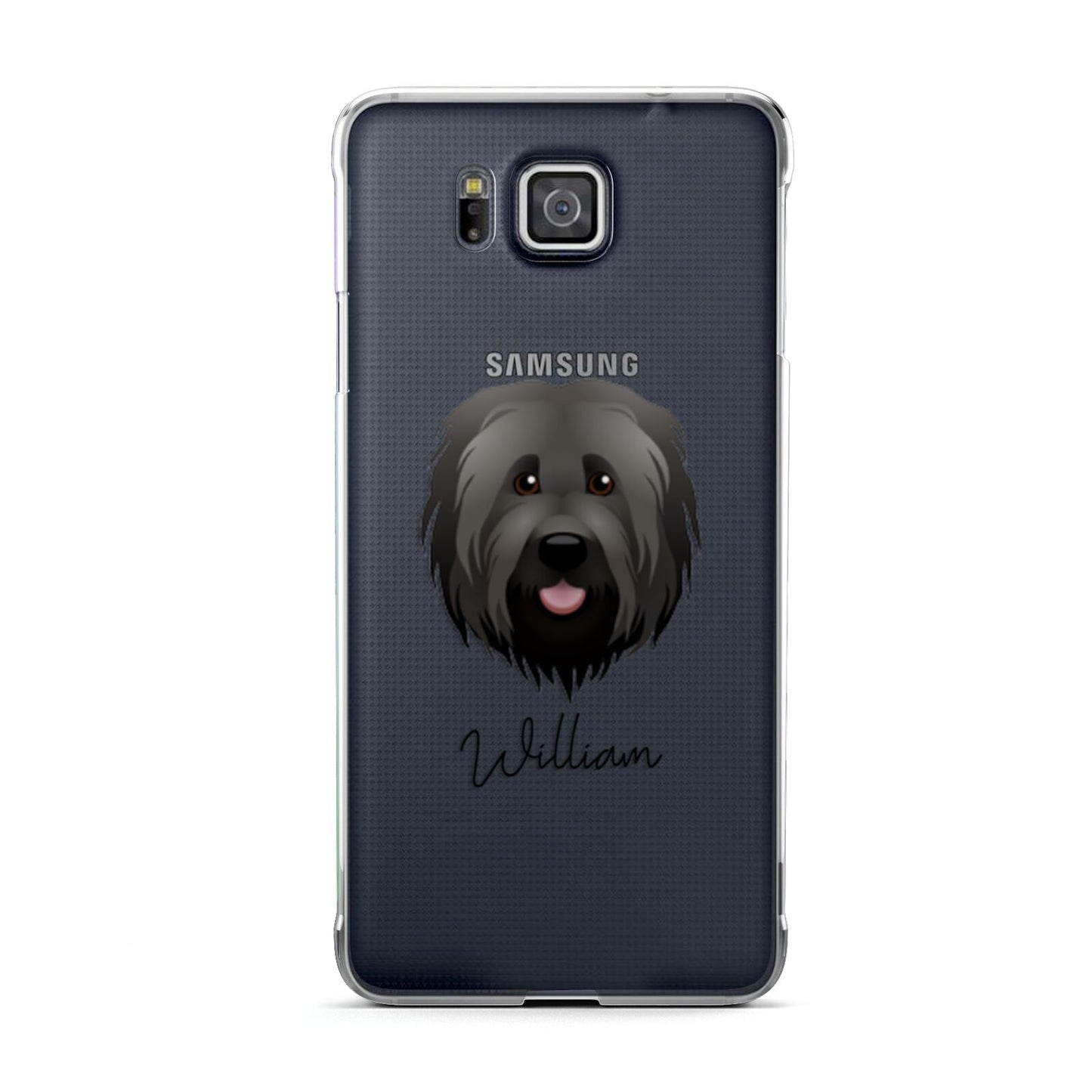 Briard Personalised Samsung Galaxy Alpha Case