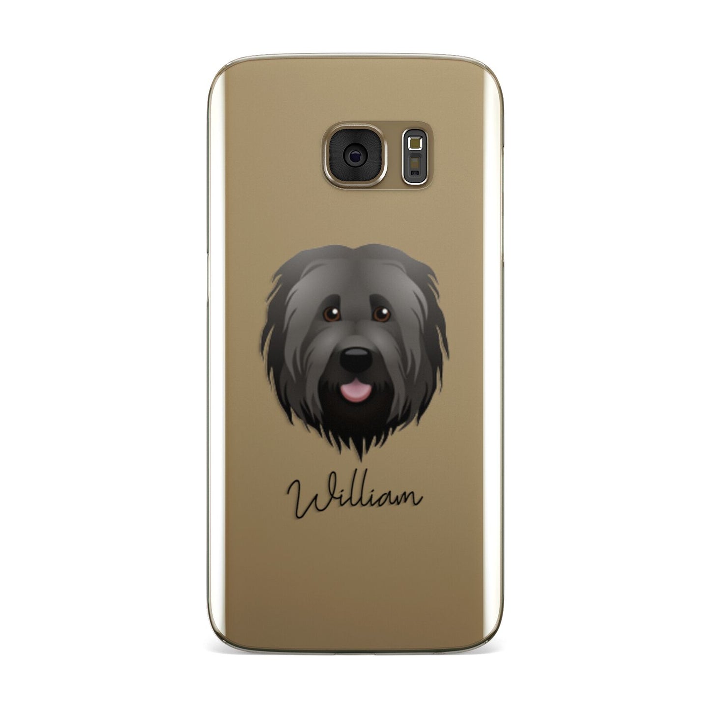 Briard Personalised Samsung Galaxy Case