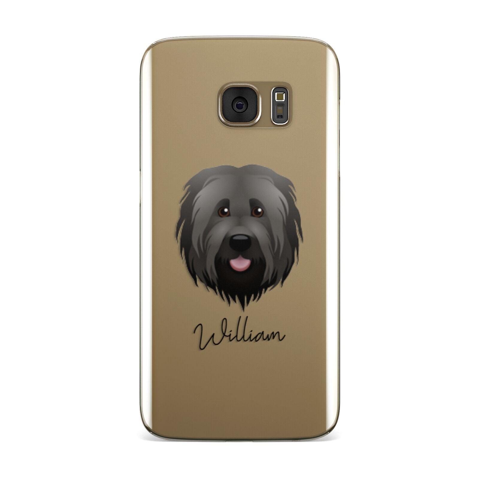 Briard Personalised Samsung Galaxy Case