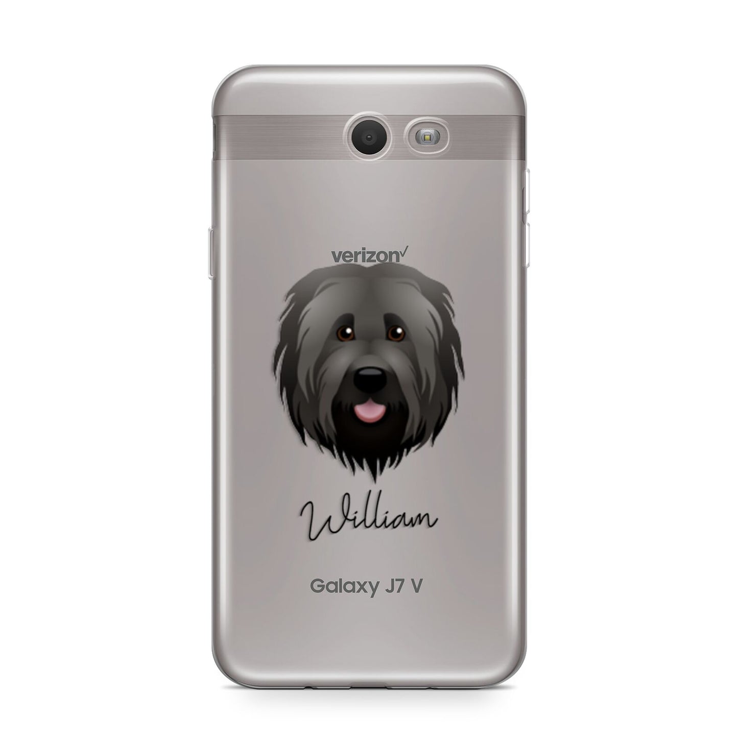 Briard Personalised Samsung Galaxy J7 2017 Case