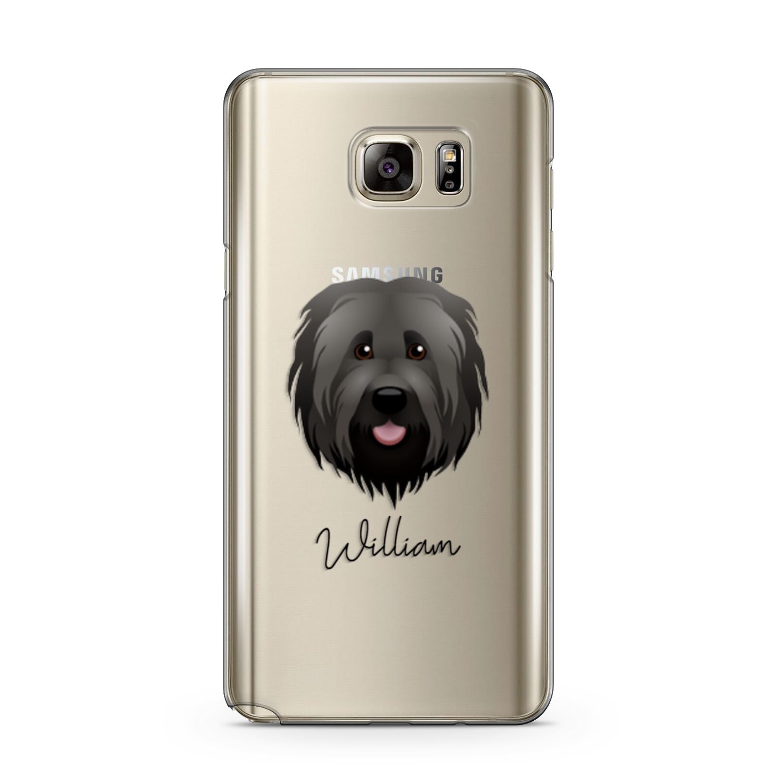 Briard Personalised Samsung Galaxy Note 5 Case