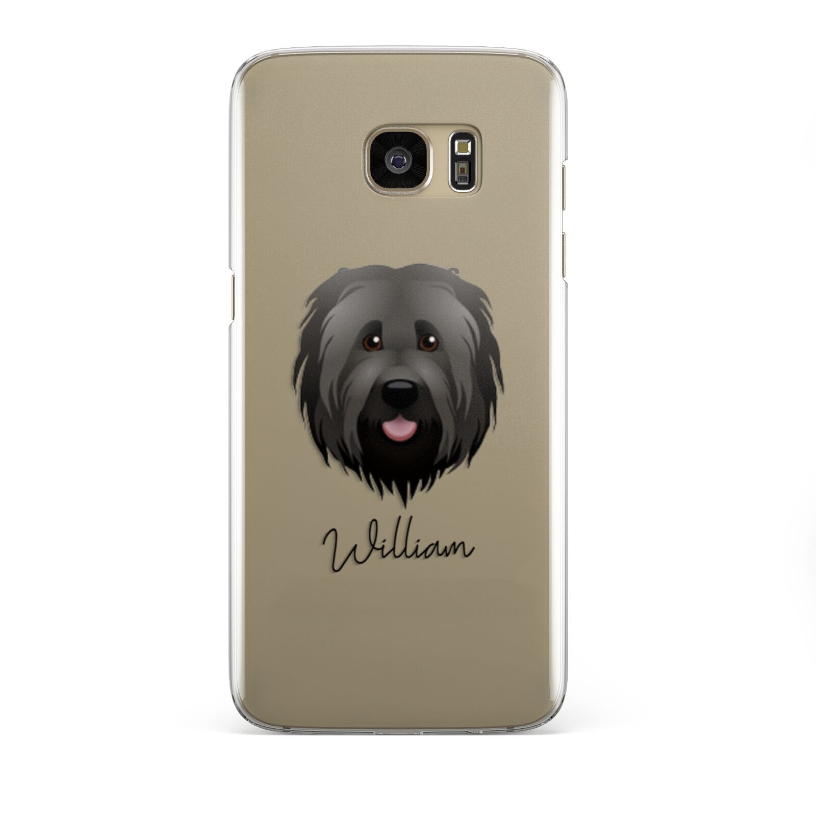 Briard Personalised Samsung Galaxy S7 Edge Case