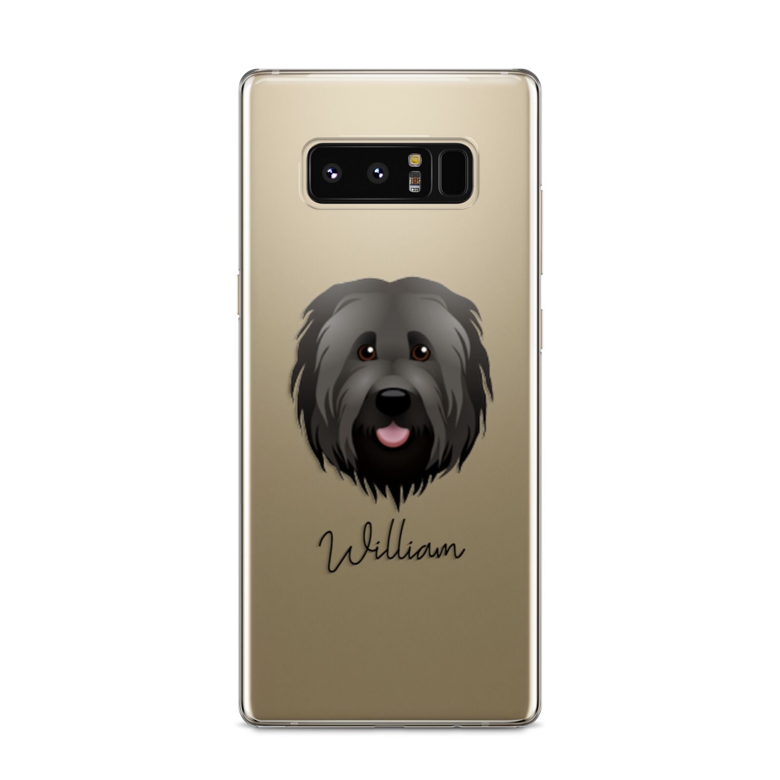 Briard Personalised Samsung Galaxy S8 Case